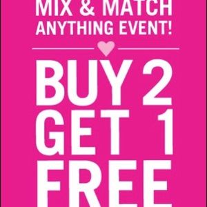 Buy 2 get 1 free